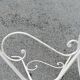 Antique garden furniture in full metal iron