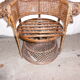 Fauteuil "Emmanuelle " en rotin