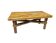 Marche-pied vintage en bambou et rotin