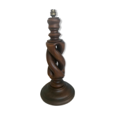 Lampe en bois vintage 47cm