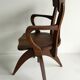 Oak "American" desk chair 30-40