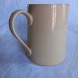Vanilla color pitcher (half porcelain Badonviller france)
