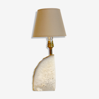 Lampe décoré d'un cristal de roche