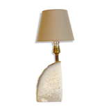 Decorated with a rock crystal lamp