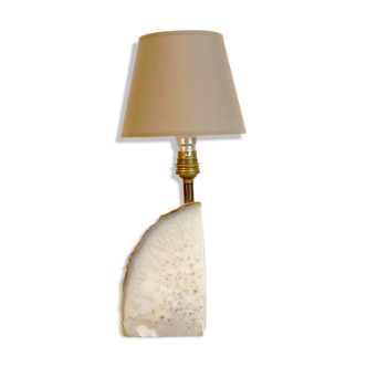 Decorated with a rock crystal lamp