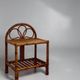 Rattan and bamboo chest of drawers 1960