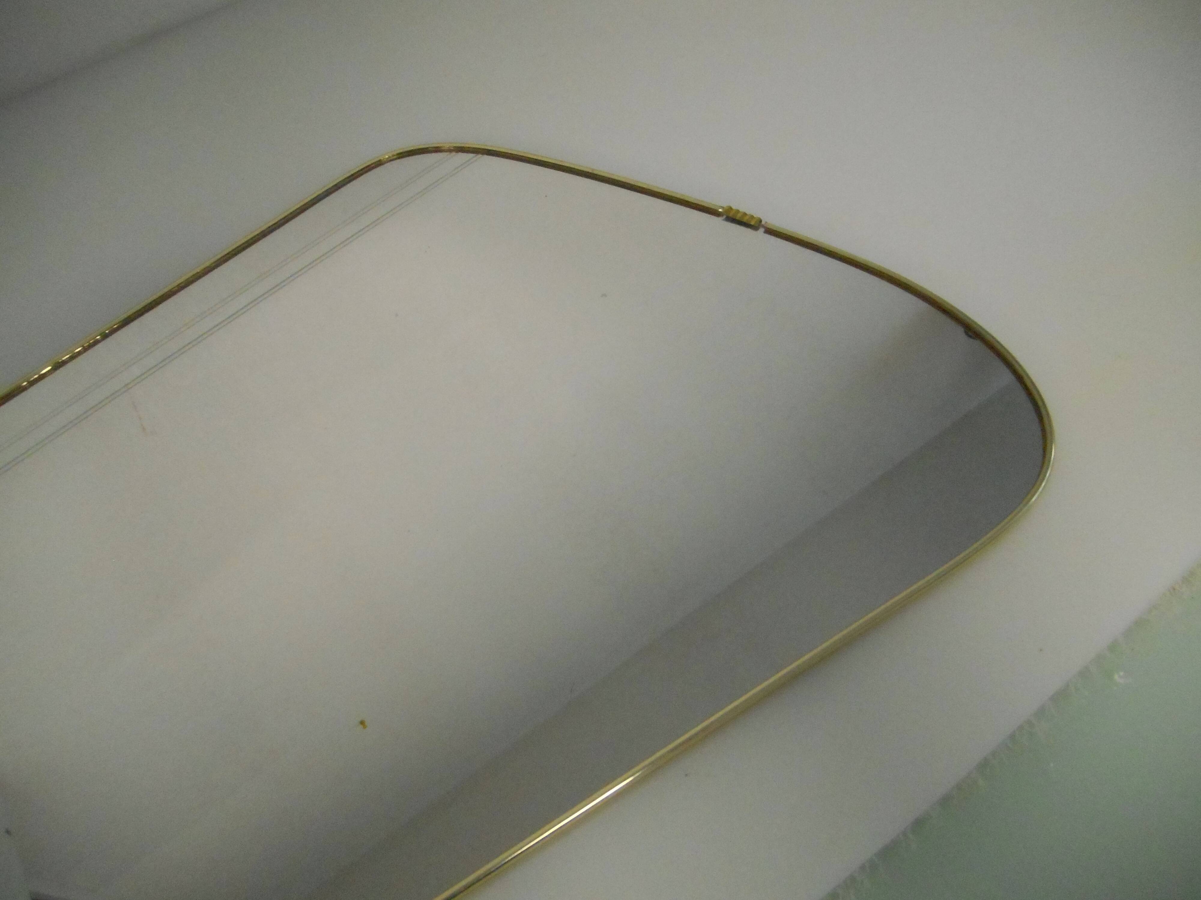 Vintage asymmetric mirror