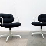 Set of chairs model Space Age 2038 by Bruce Hannah & Andrew Morrison for Knoll International, 1970s.