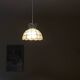 Suspension lampshade in bluish mother-of-pearl 1950