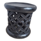 Tabouret Africain Tikar Noir