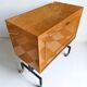 1960s low bar cabinet on wheels