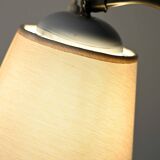 Lampadaire scandinave de style Mid-Century en chêne et métal