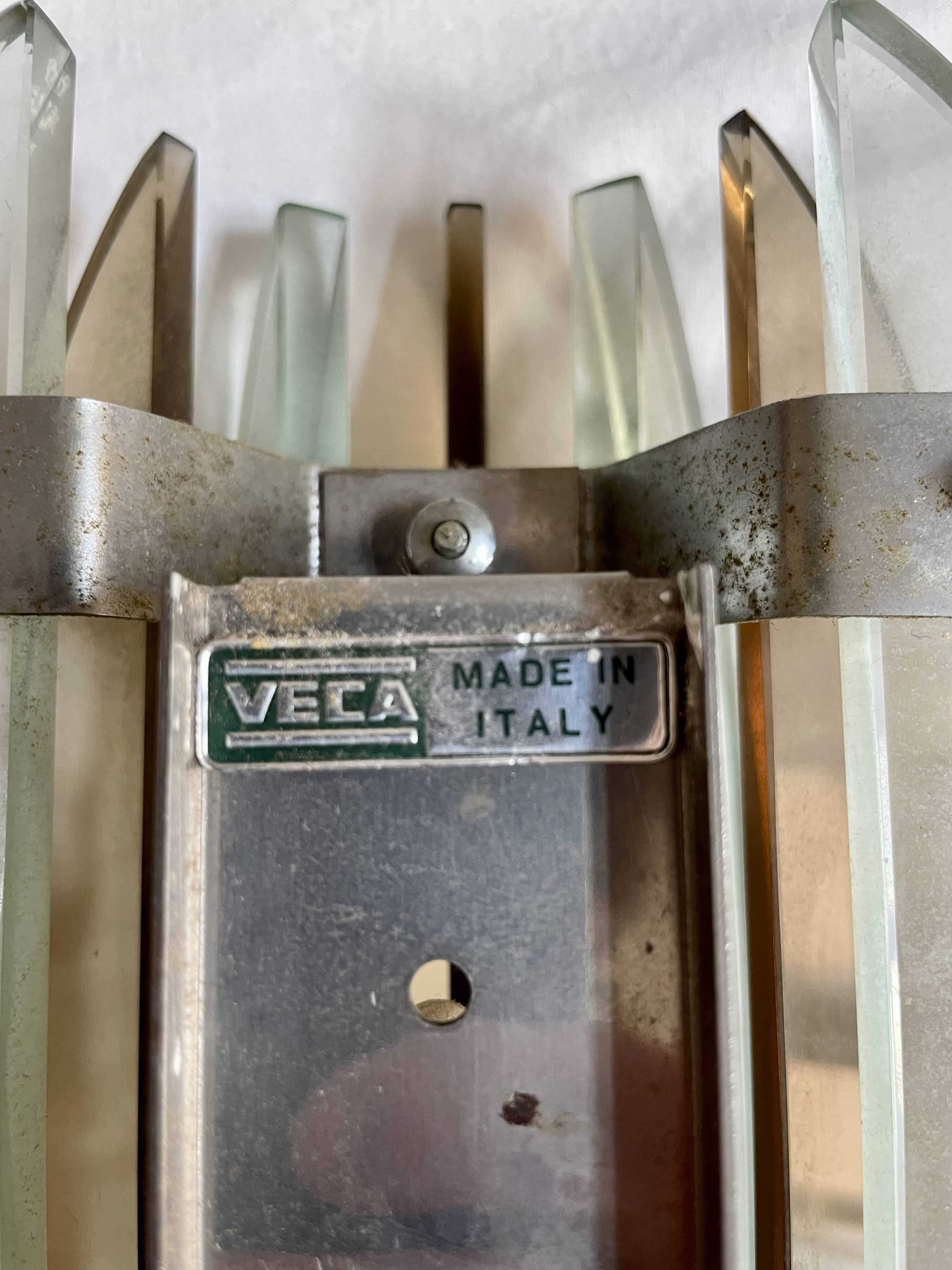 Pairs of VECA wall lights