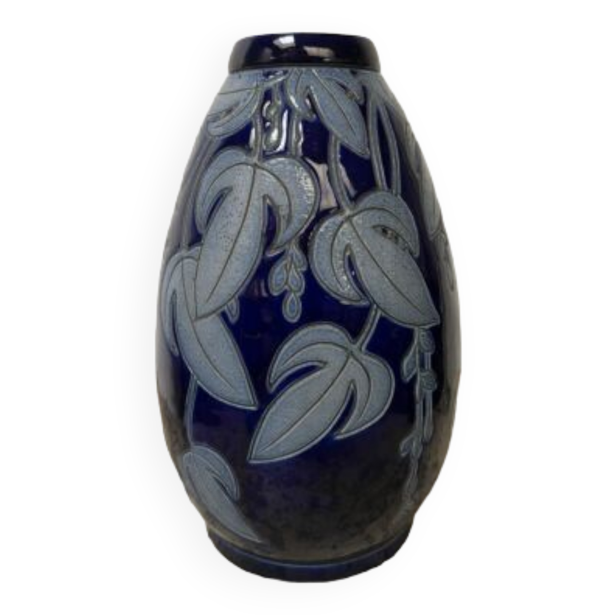 Betschdorf alsace sandstone, pretty krumeich remmy vase, art nouveau décor