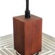 Suspension très rare par Leo Forell / Taito Oy / Finlande / Cuivre / Teck / Design moderne du milieu du siècle / Années 1960