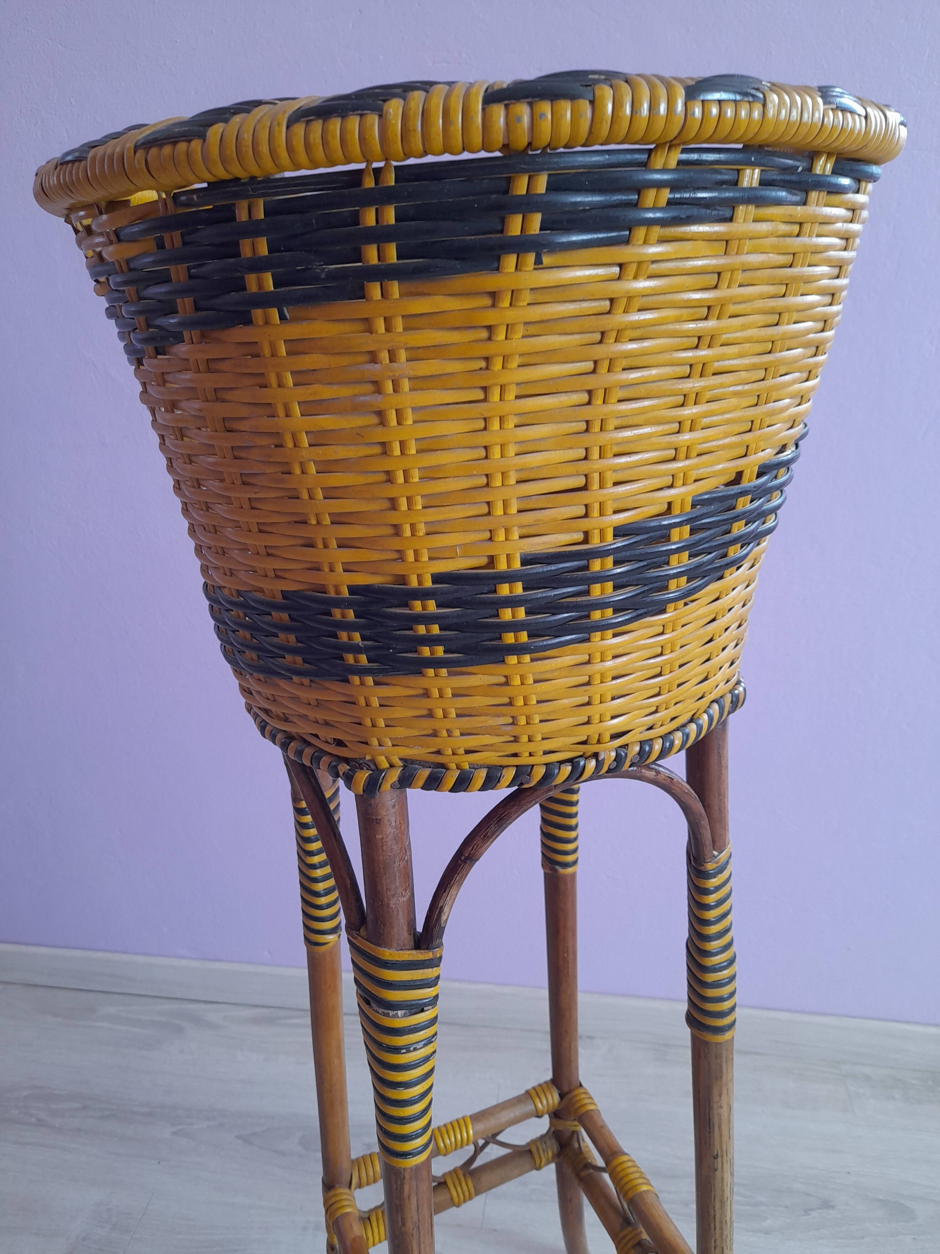 Vintage pedestal planter