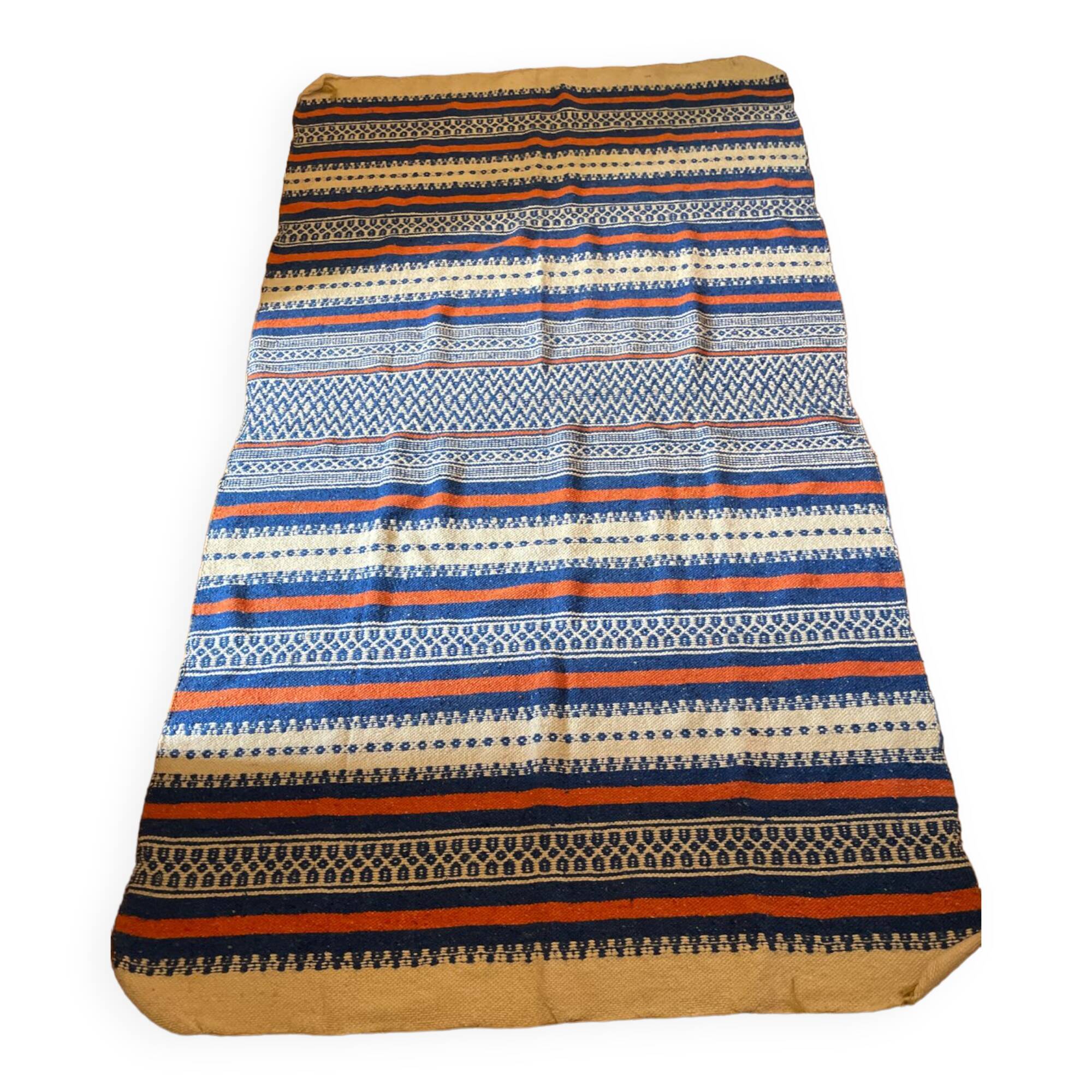 Moroccan cotton carpet