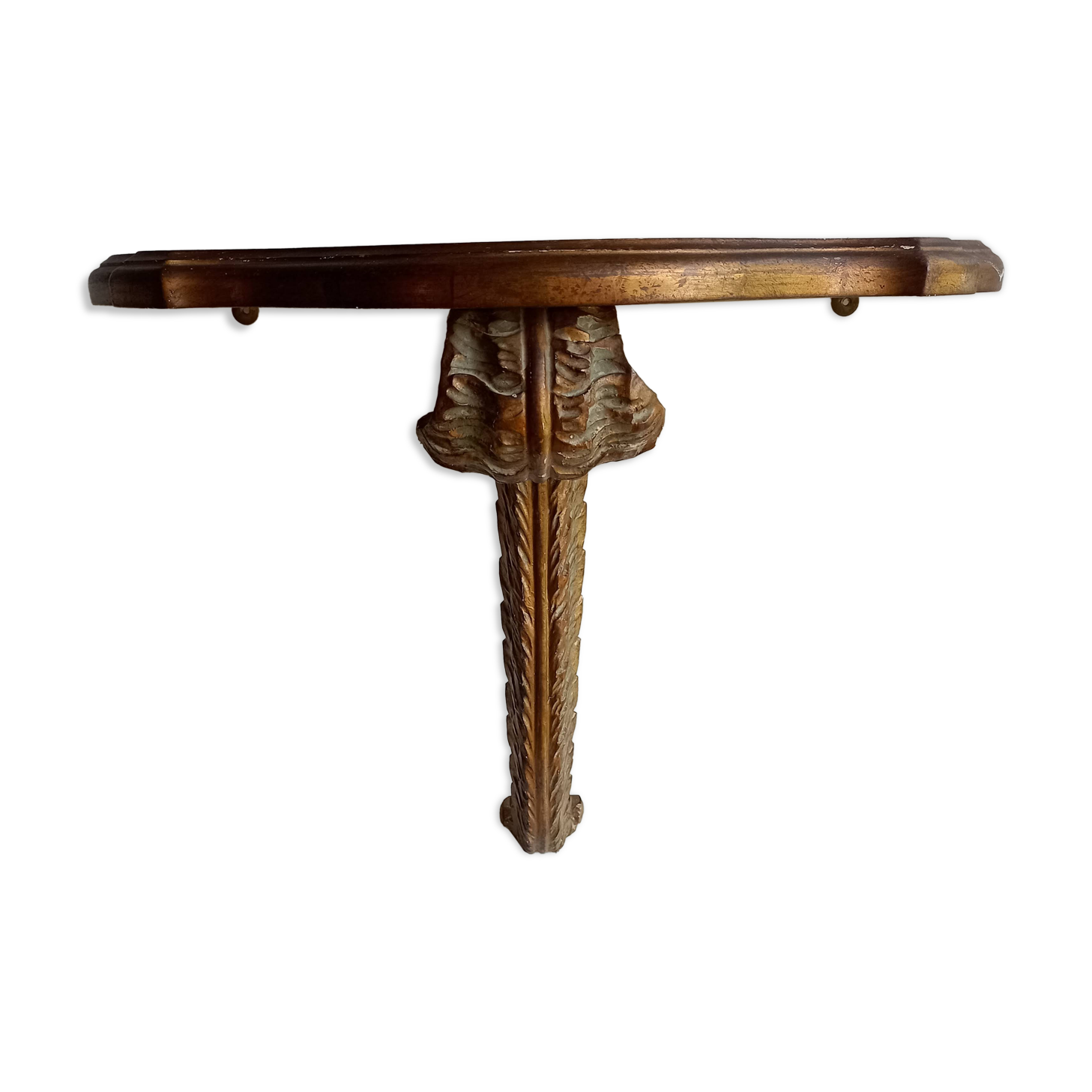 Carved gilded wooden console