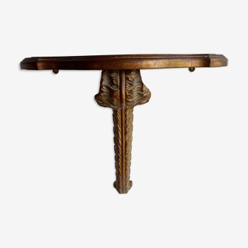 Carved gilded wooden console