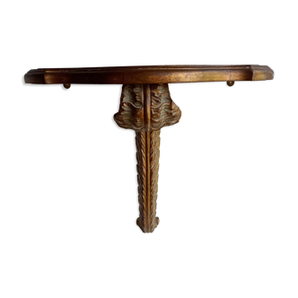 Carved gilded wooden console