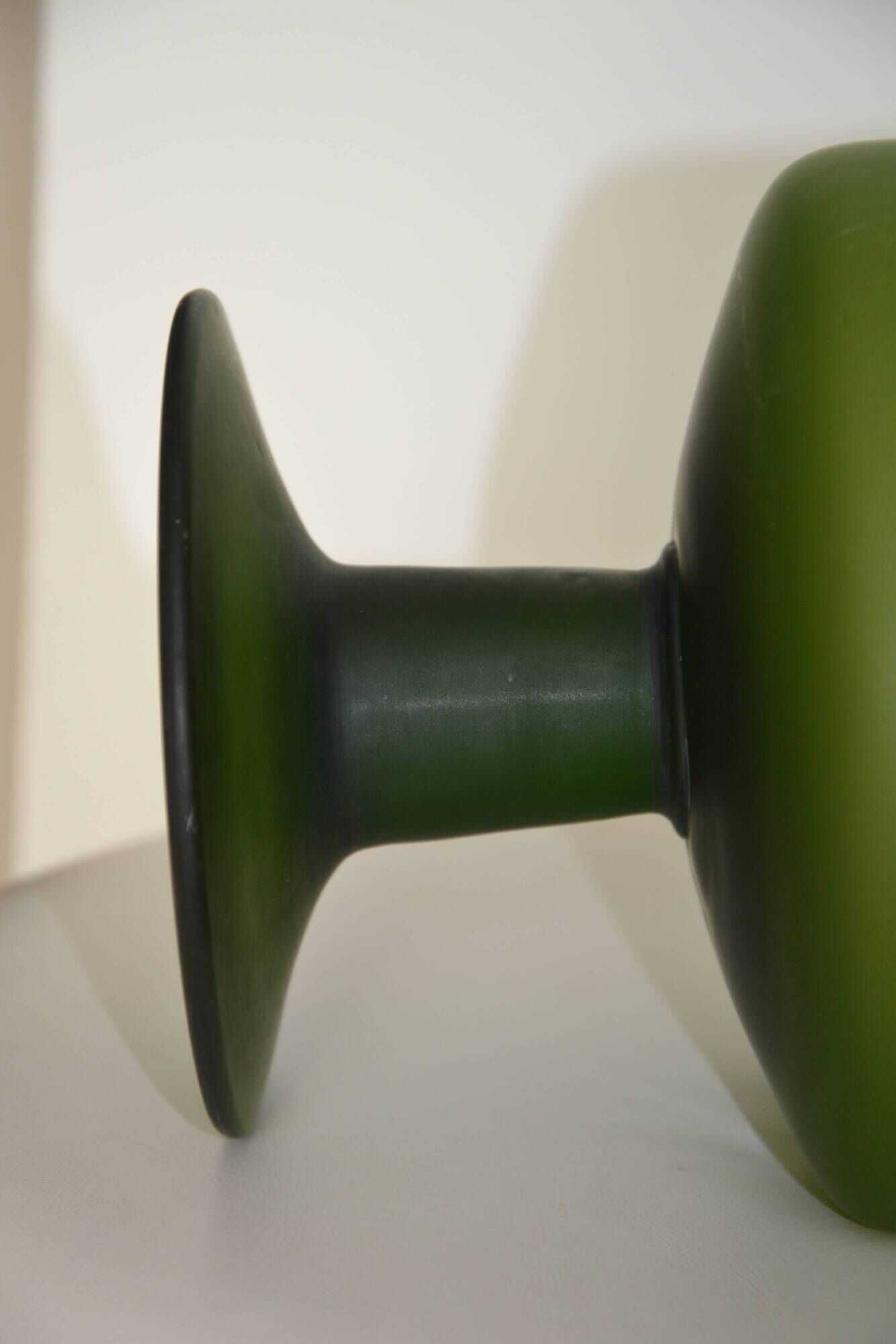Vase made of glass paste