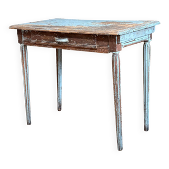 Antique patinated stool