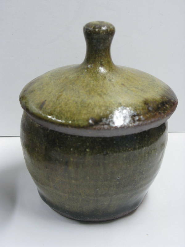 Coffee service with sandstone cup by Delahaye