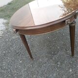 Louis XVI style oval table from the 70s