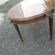 Table ovale de style Louis XVI années 70