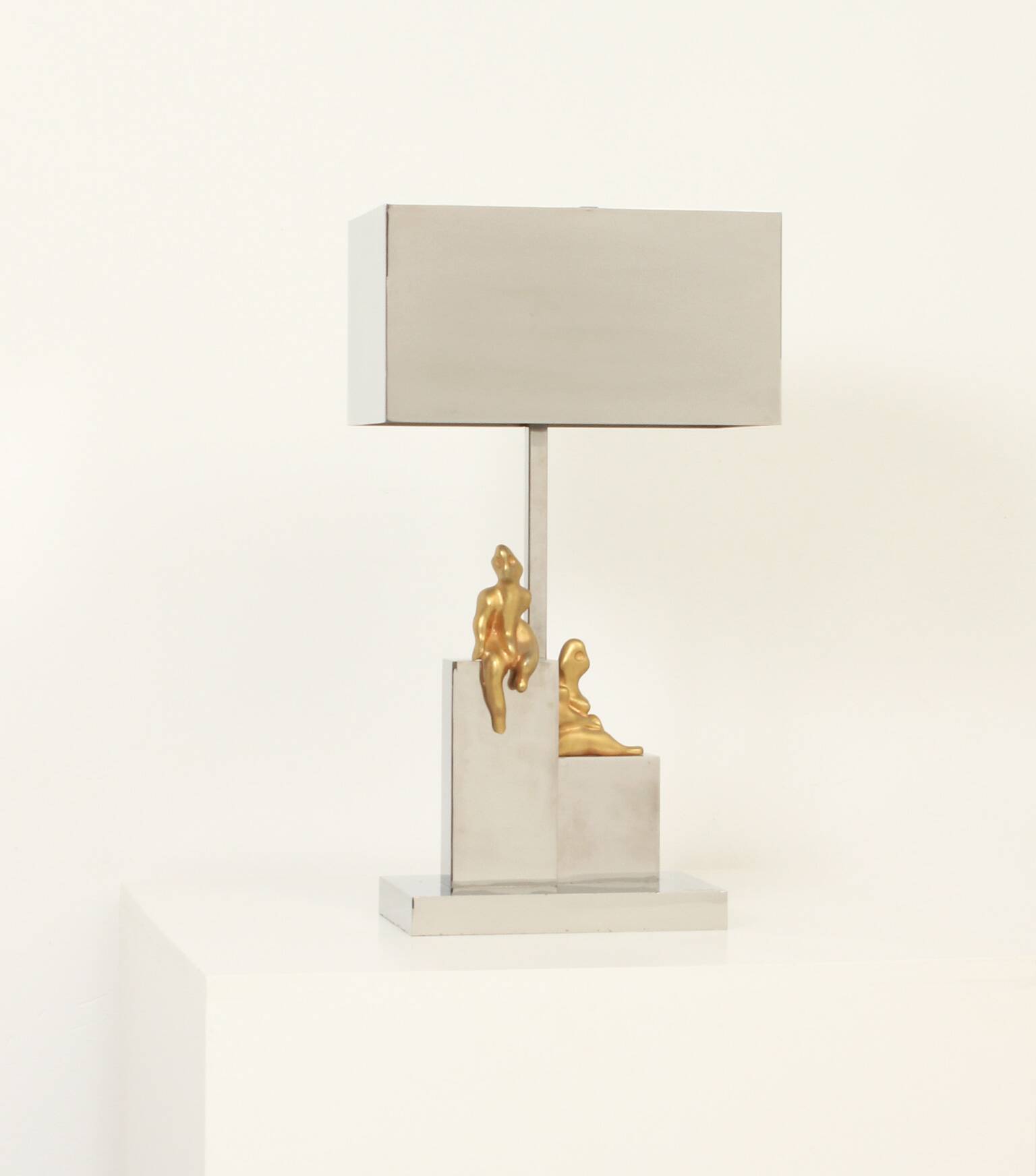 Large table lamp by the Spanish sculptor Aurelio Teno, 1970s.
