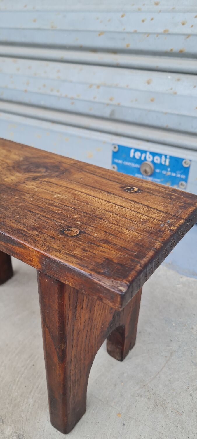 Solid oak stool 1940