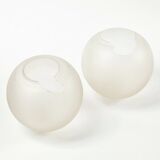 Space Age Sputnik Brass & Glass Globes Ceiling Light/Chandelier from Kaiser Leuchten, Germany, 1960s