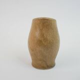 Small brown stoneware pitcher