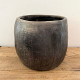 Grey terracotta vase