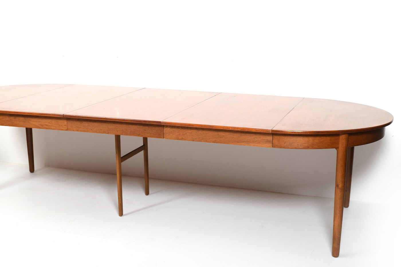 Hans J. Wegner Teak and Oak Dining Table 1950s
