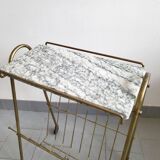Vintage magazine rack side table 1950