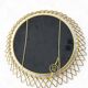 Vintage gold sunburst mirror / solar mirror