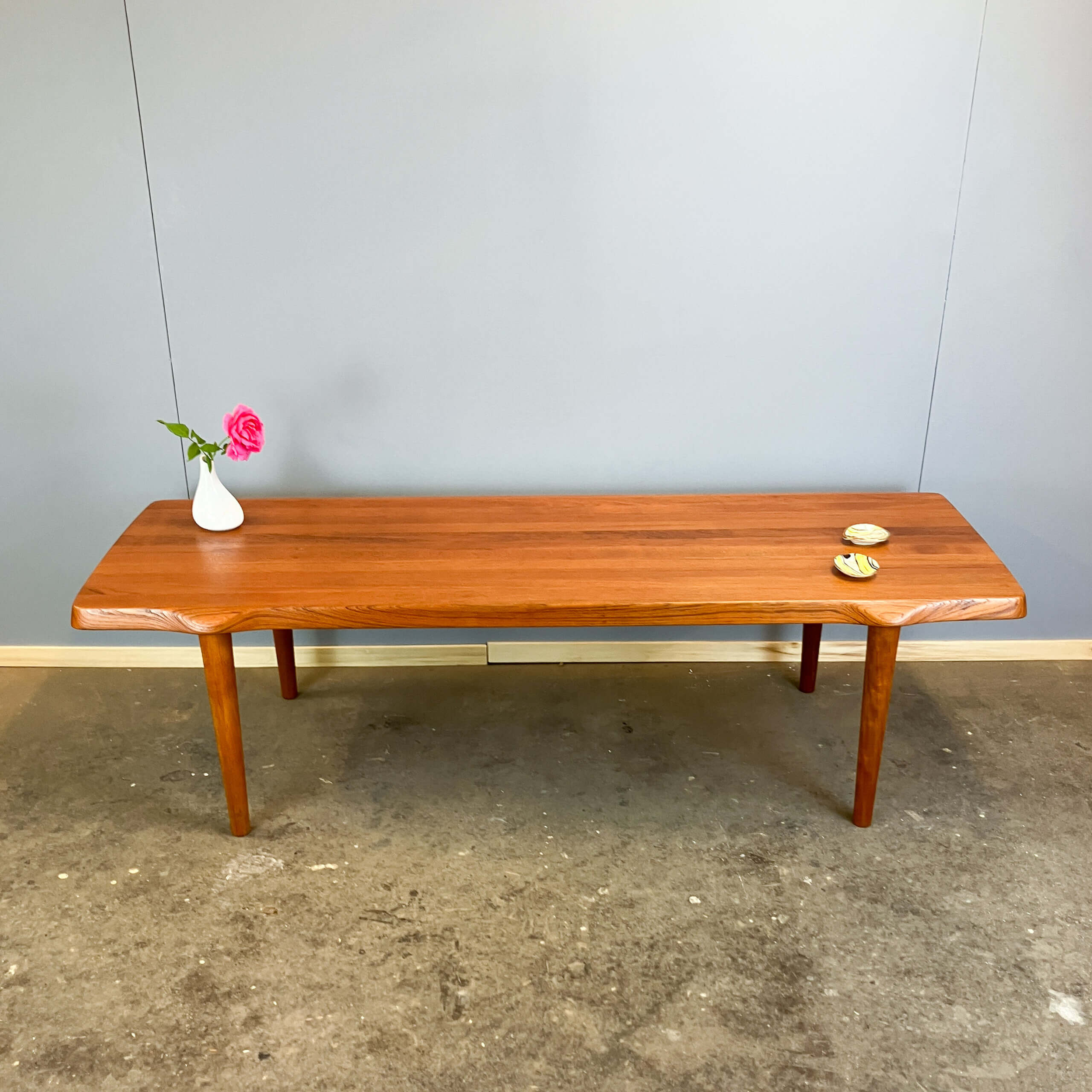Large coffee table by John Boné for Mikael Laursen, teak, 1960s