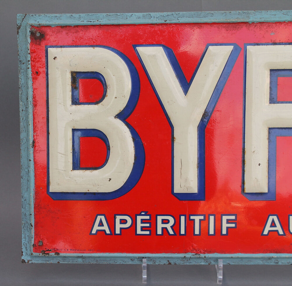 Byrrh advertising plate