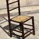 4 wooden and rope bobbin leg chairs attributed to Charles Dudouyt 1940