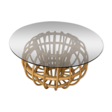 Rattan coffee table