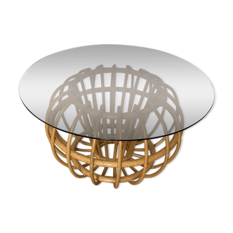 Rattan coffee table