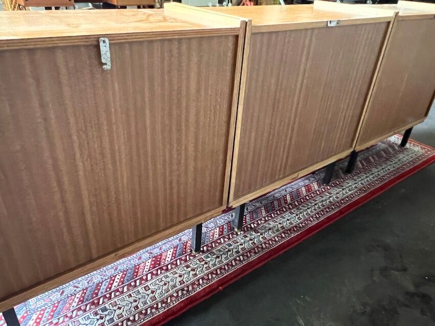 Modular vintage showcase library modernist style / Minvielle - 50s/60s