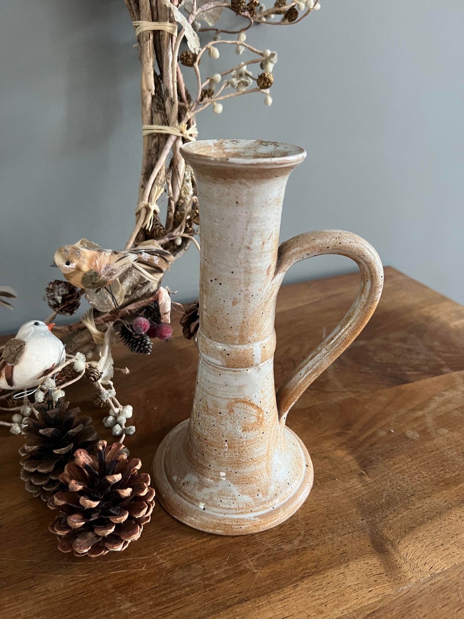 Sandstone candle holder