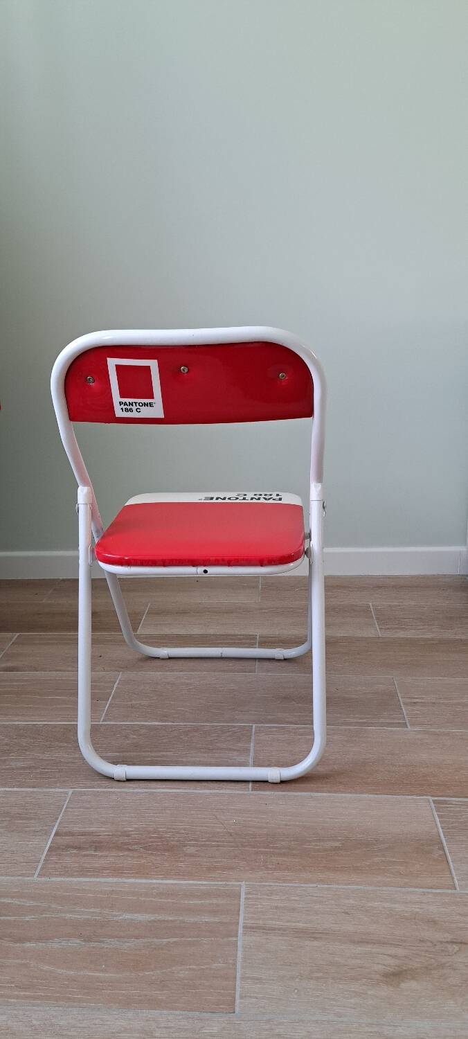 Seletti Pantone Folding Chair Red