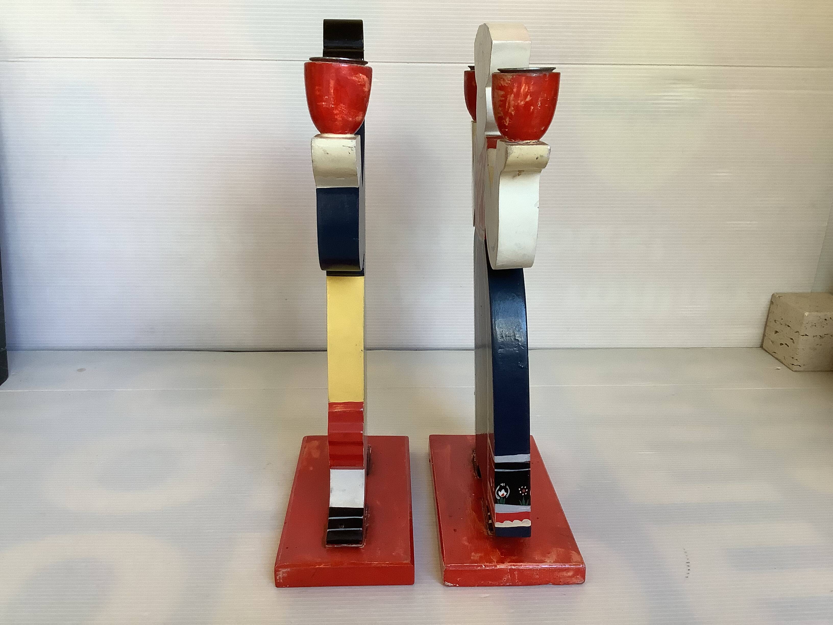 Pair of designer candlesticks Lizzi Velander IKEA