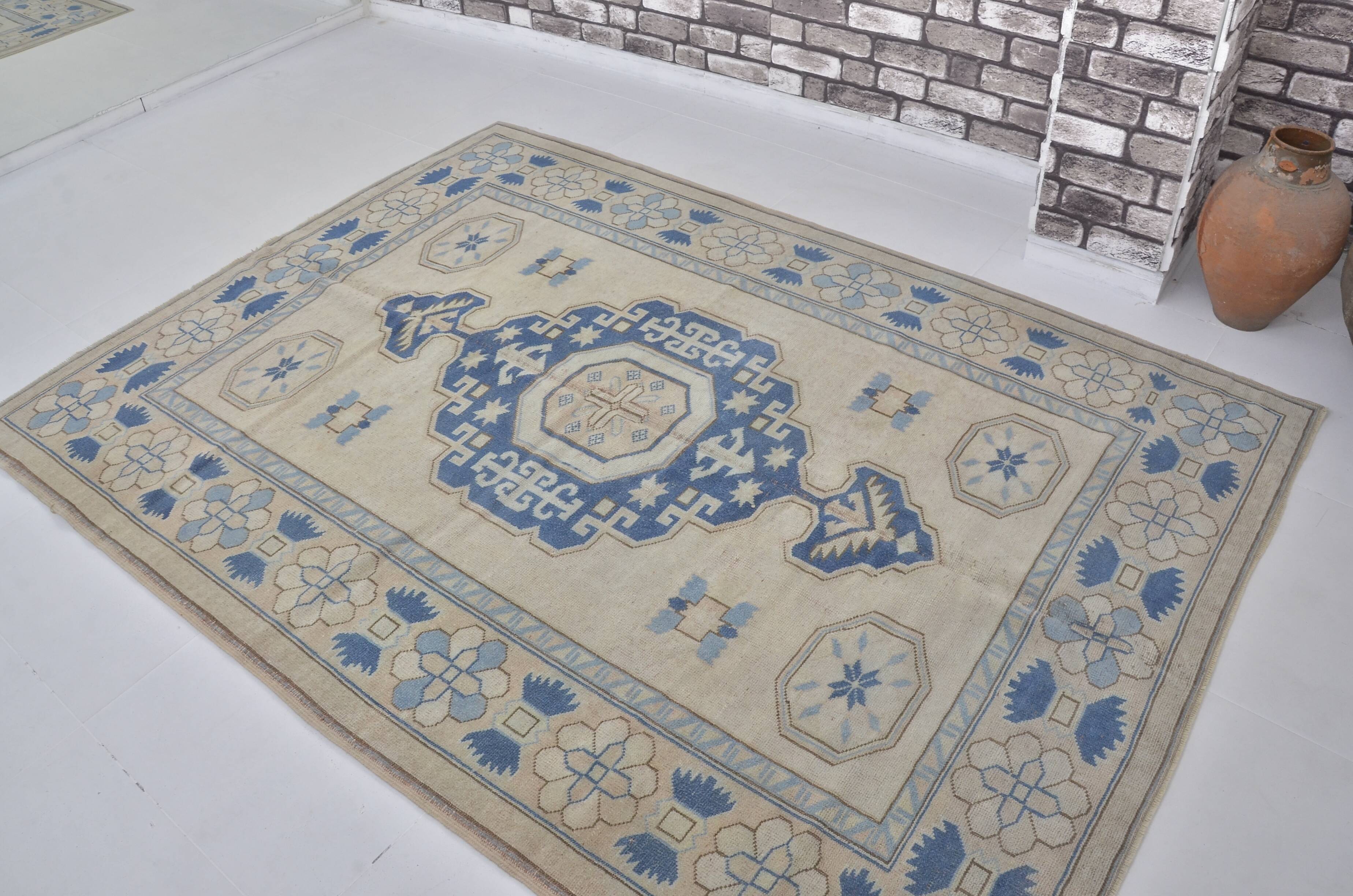 Oushak Vintage Floor Handknotted Rug sku1170