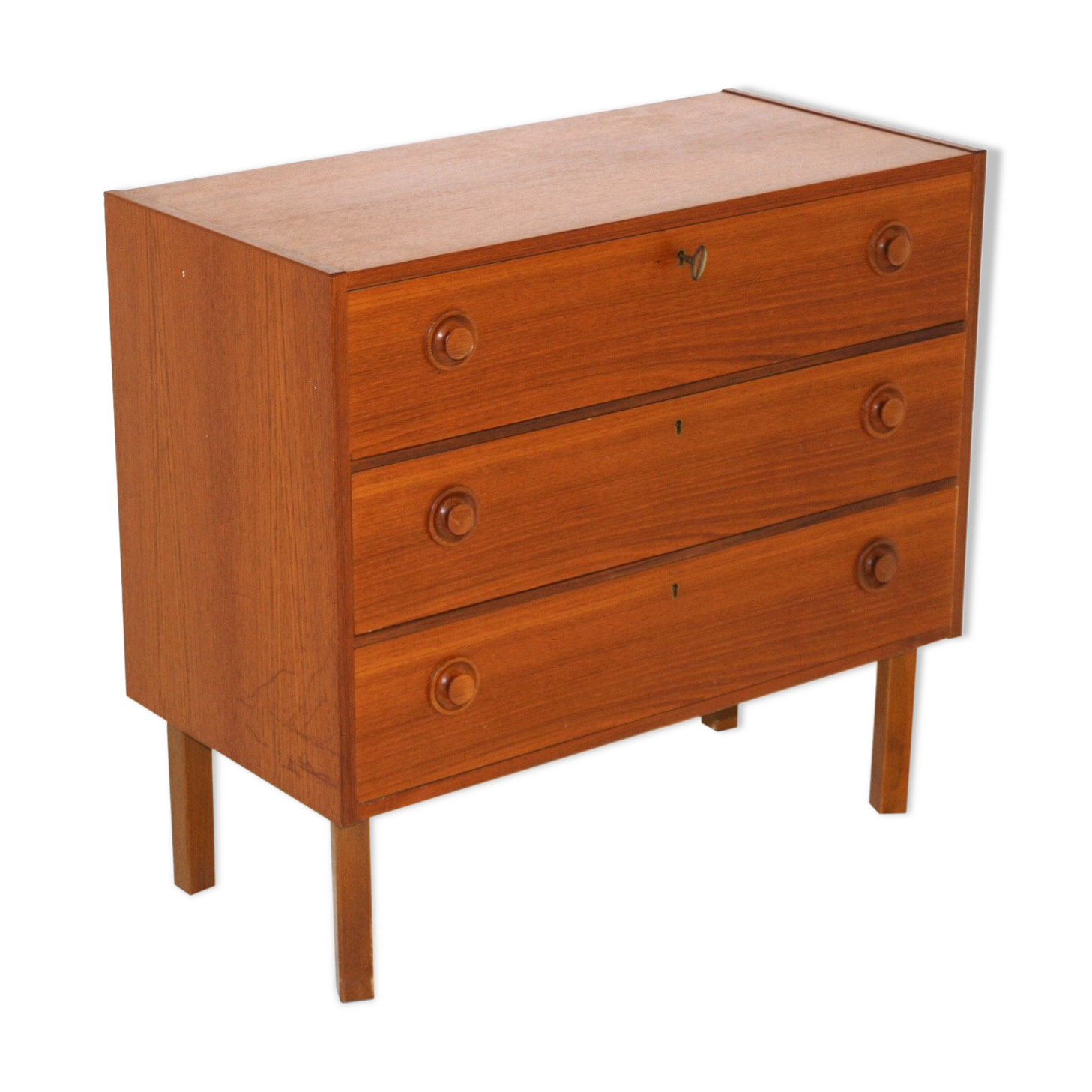 Scandinavian teak dresser, Denmark, 1960