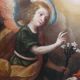 The Annunciation, Italy, 17th Century, Antique Oil Painting On Canvas