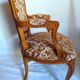 Fauteuil cabriolet ancien bergère chaise